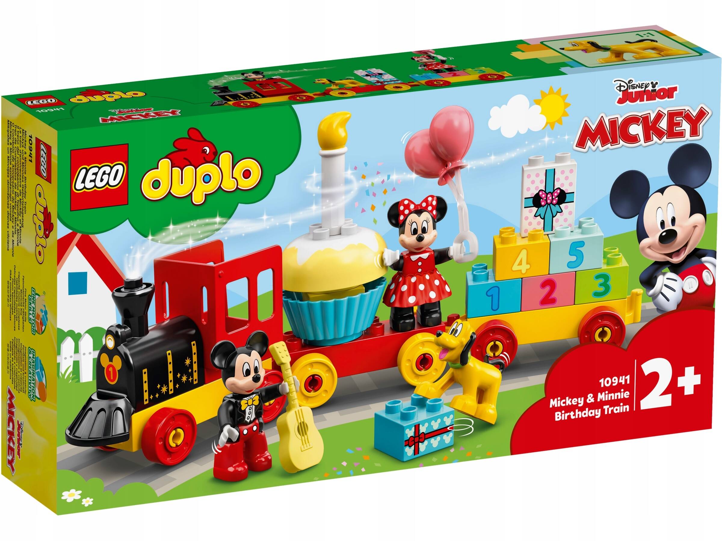 LEGO Duplo Urodzinowy Pociąg Myszek Miki i Minnie 22el. 2+ 10941_10