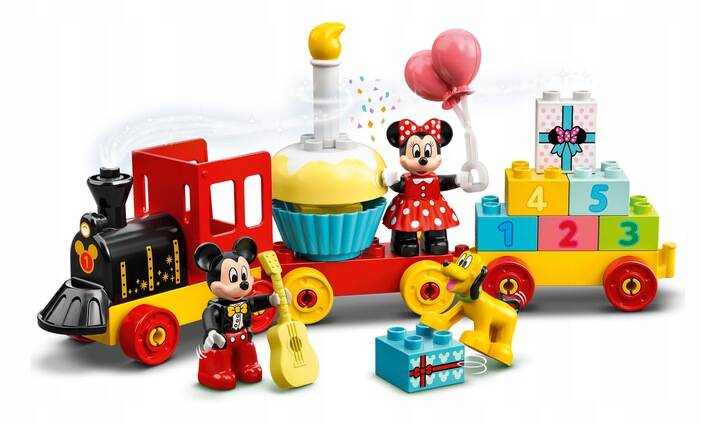 LEGO Duplo Urodzinowy Pociąg Myszek Miki i Minnie 22el. 2+ 10941_2