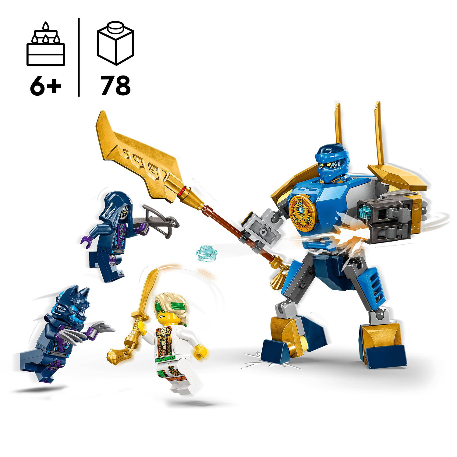 LEGO Ninjago Zestaw Bitewny Z Mechem Jaya 78el. 6+ 71805_6