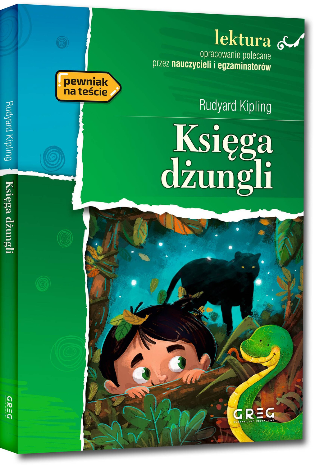 Księga Dżungli Rudyard Kipling Ze STRZESZCZENIEM i Opracowaniem BR Greg_1