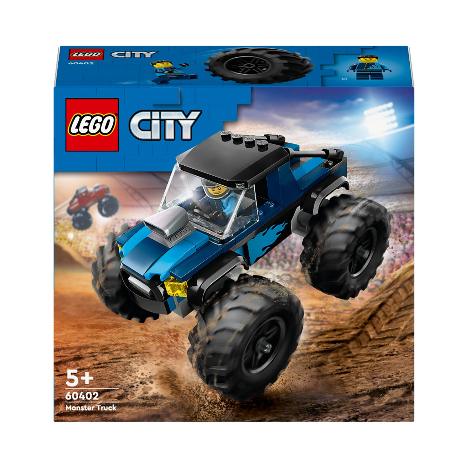 LEGO City Niebieski Monster Truck 148el. 5+ 60402_5