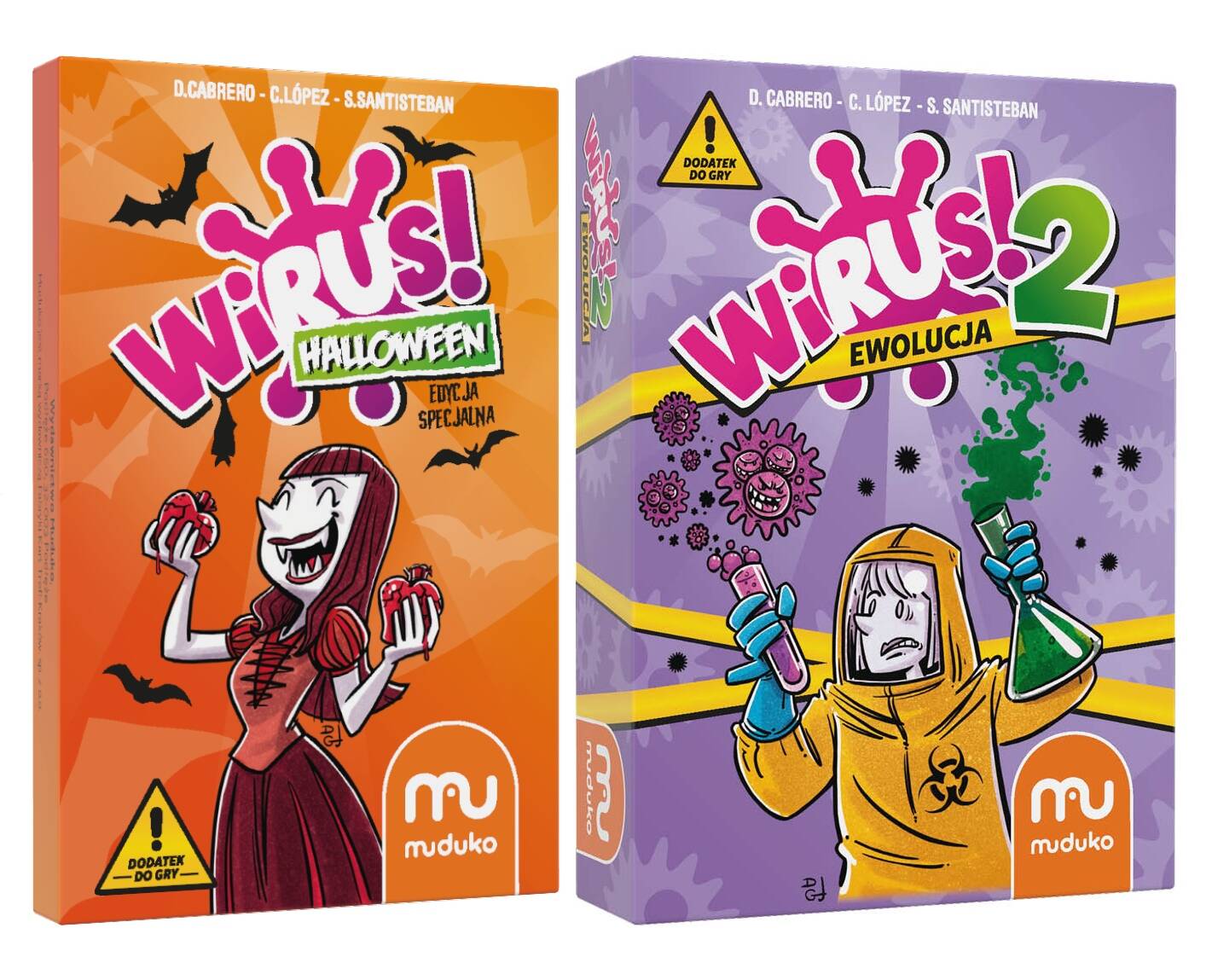 Dodatki Do Gry WIRUS - Wirus! 2: Ewolucja + Wirus Halloween 8+ MUDUKO_1