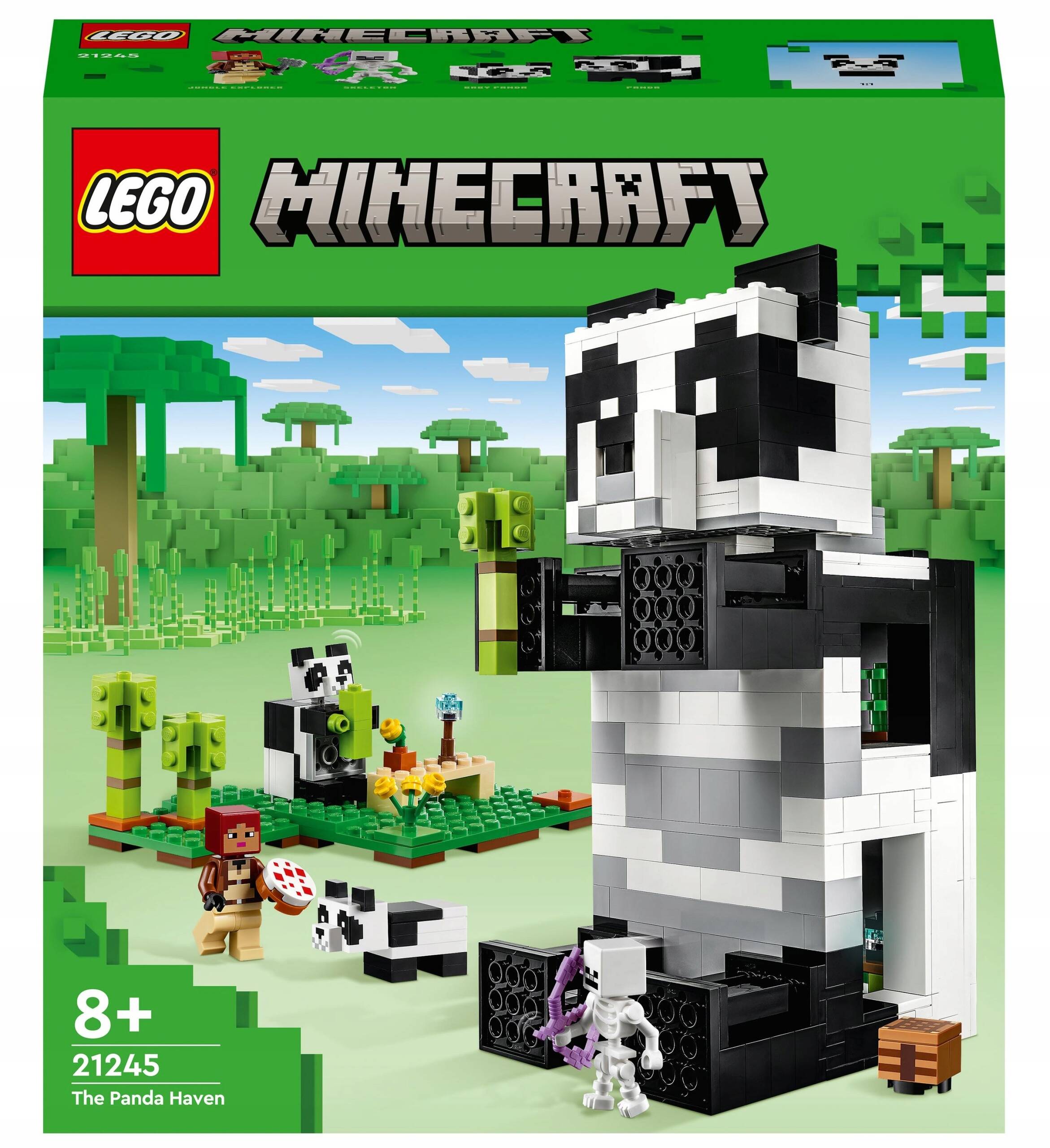 LEGO Minecraft Rezerwat Pandy 553el. 8+ 21245_1