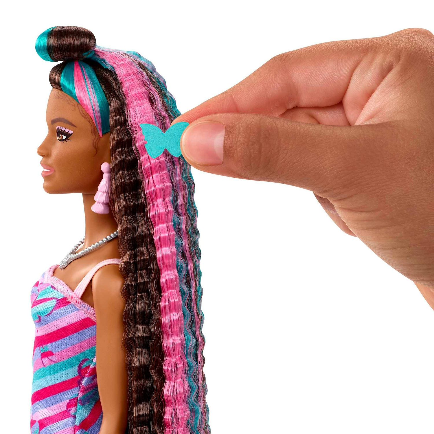 Lalka Barbie TOTTALLY HAIR Z Akcesoriami Modowymi 3+ Mattel HCM91_3