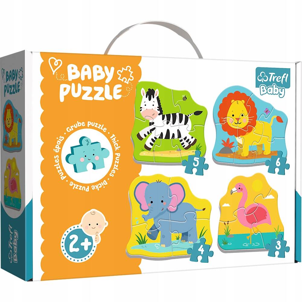 Puzzle BABY CLASSIC Zwierzątka Safari TREFL 36073_1