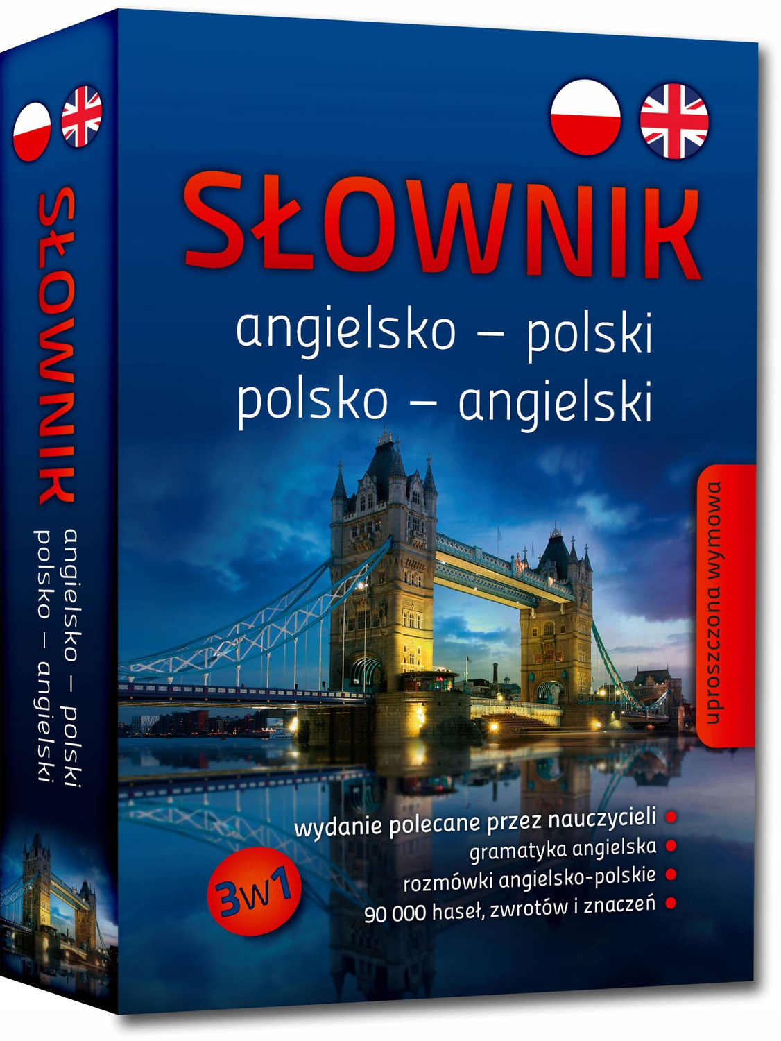 Słownik Angielsko-Polski Polsko-Angielski 3w1 Greg (BR)_1