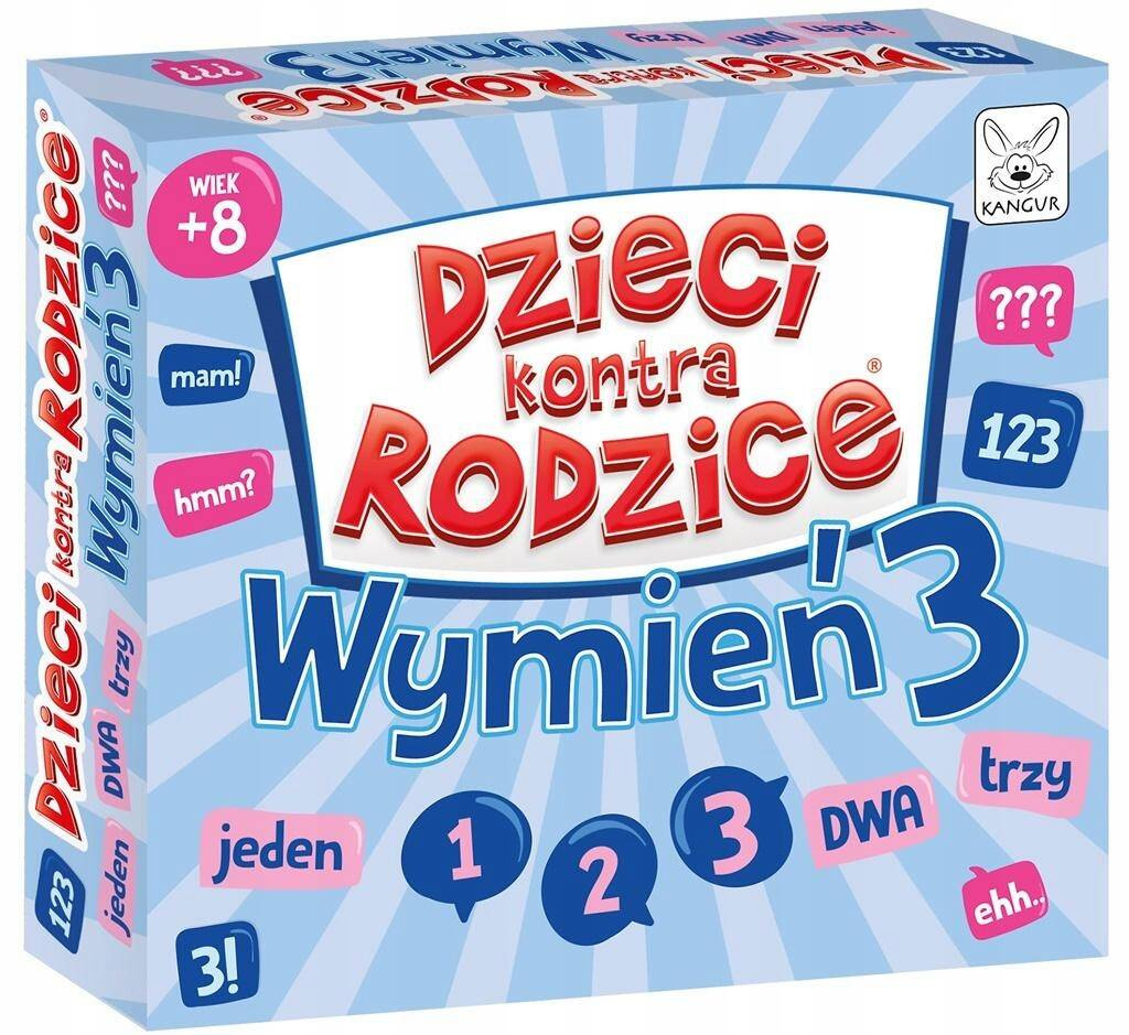 Gra Dzieci Kontra Rodzice Wymień 3 Gra Rodzinna 8+ Kangur_1