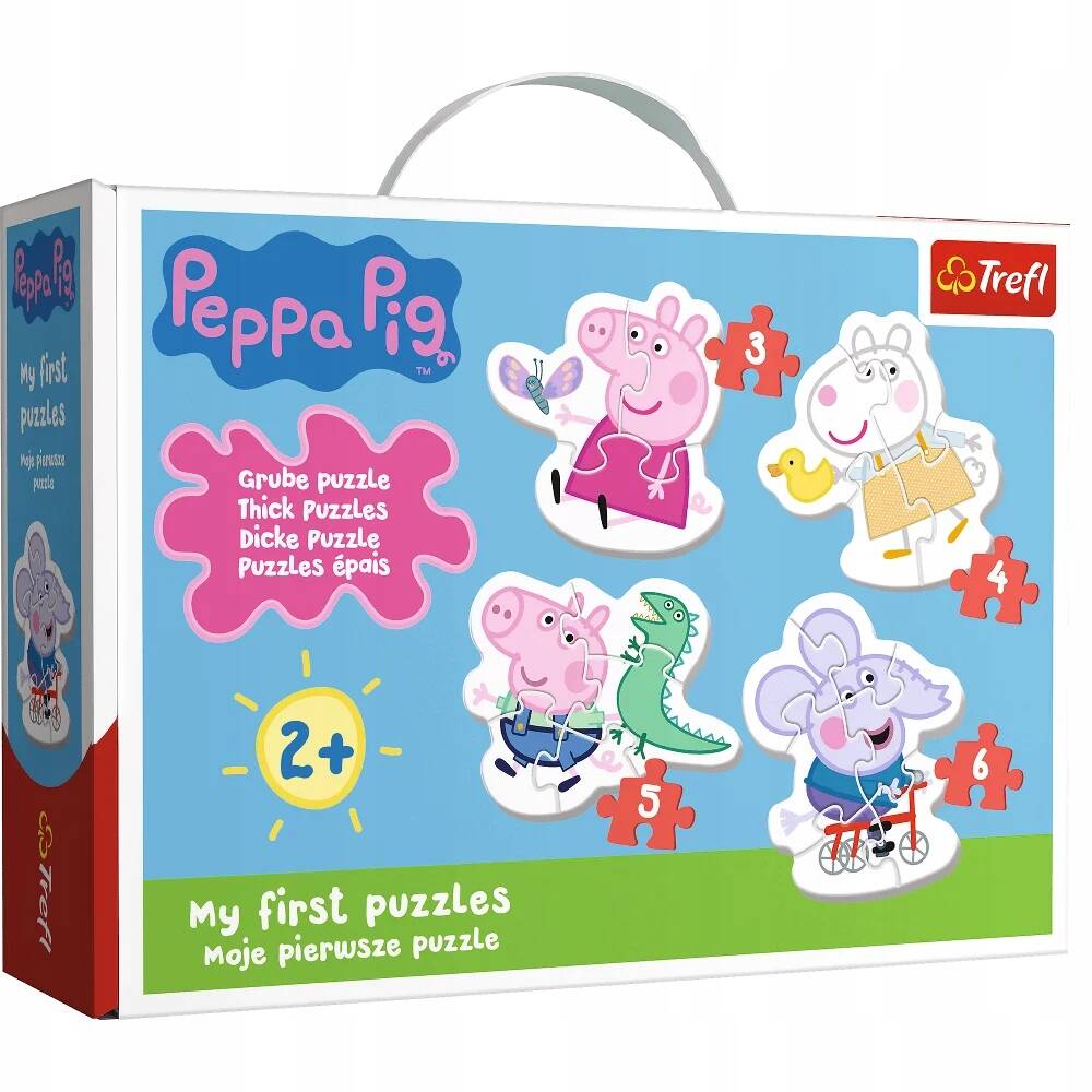 Moje Pierwsze Puzzle Baby ŚWINKA PEPPA Pig 2+ Trefl 36086_1