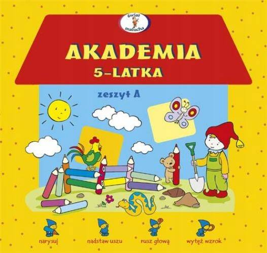 Akademia 5-Latka Pięciolatka Zeszyt A Dorota Krassowska 5+ Skrzat_1