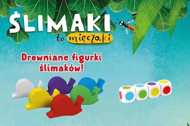 Ślimaki To Mięczaki Gra Planszowa Kości Wyścig 5+ Nasza Księgarnia_2