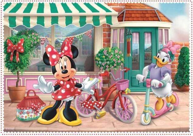 Puzzle 4w1 Układanka Myszka MINNIE Miki Mini 3+ Trefl_2