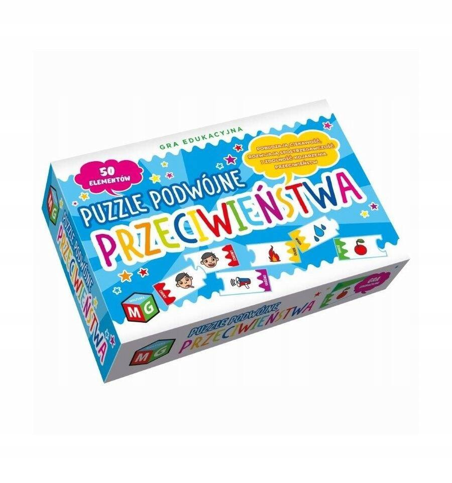 Puzzle Edukacyjne PRZECIWIEŃSTWA Gra Na Spostrzegawczość 4+ Multigra_2