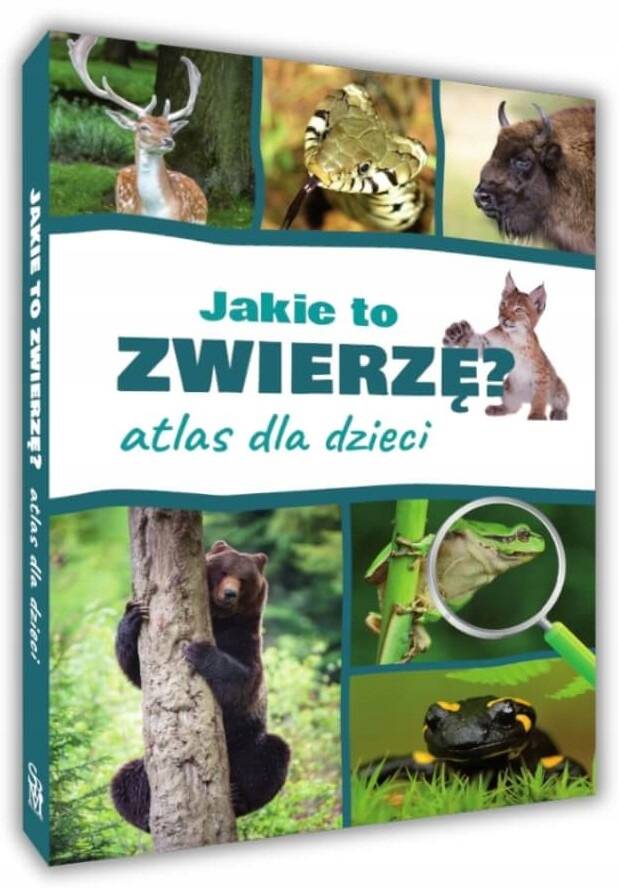 JAKIE TO ZWIERZĘ? ATLAS Encyklopedia DLA DZIECI Twarda NAGRODY SBM_1