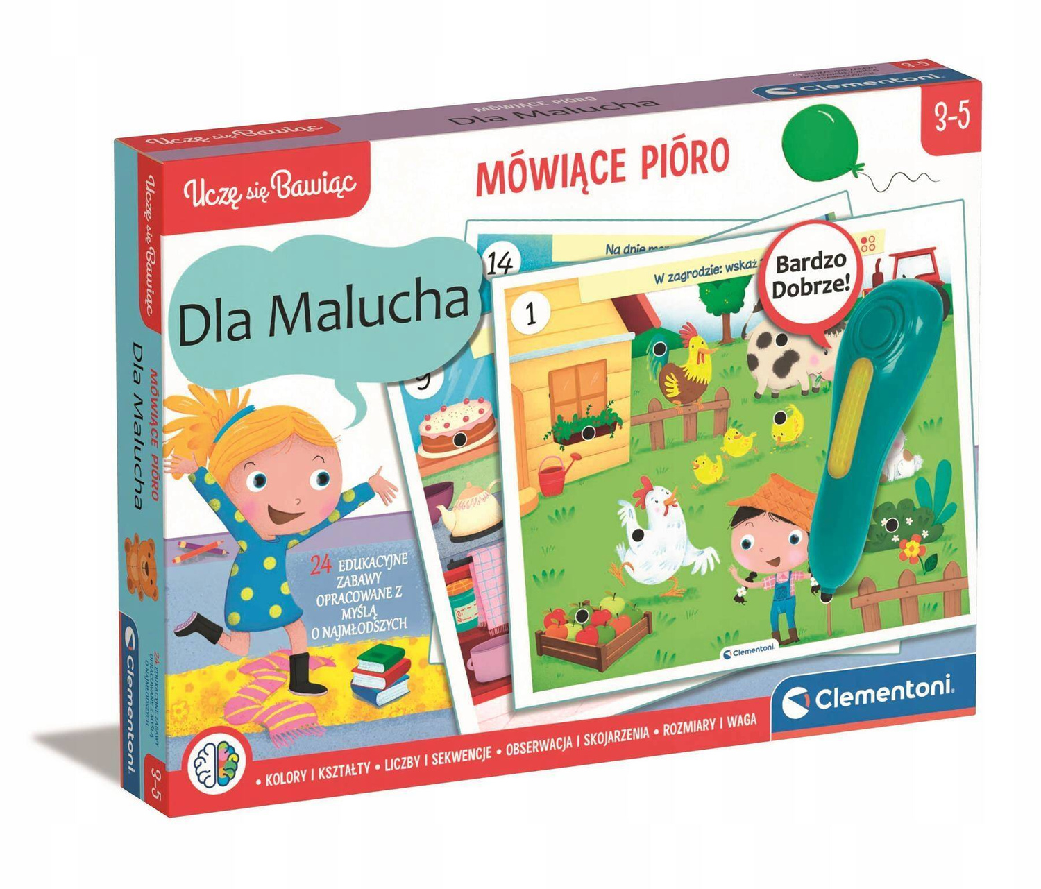 CLEMENTONI MÓWIĄCE PIÓRO DLA MALUCHA +2 lata_1