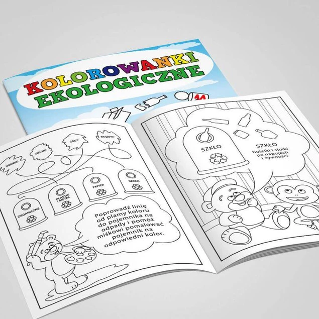 Kolorowanki Ekologiczne SEGREGACJA ŚMIECI Nauka Dbania O Środowisko Martel_2