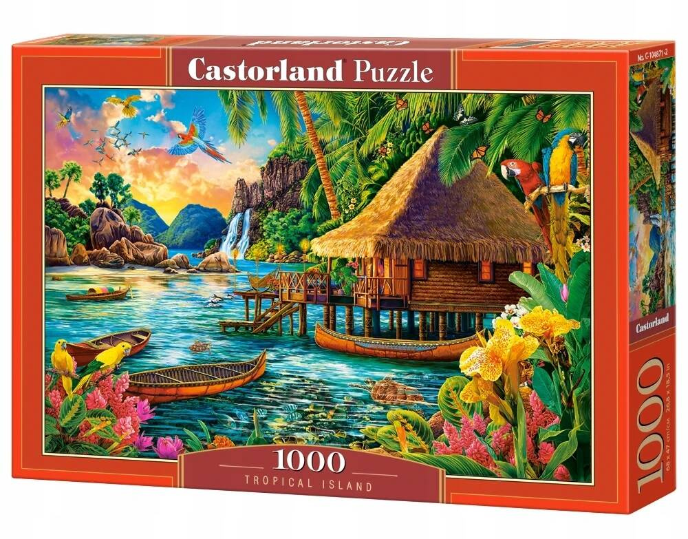 Puzzle 1000 Układanka Widok WYSPA TROPIKALNA Krajobraz Obraz 9+ Castorland_2