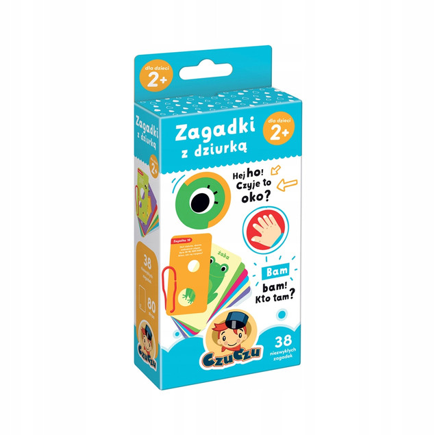 Zagadki z Dziurką Dla Dzieci Obrazkowa Książeczka 2+ CzuCzu_5