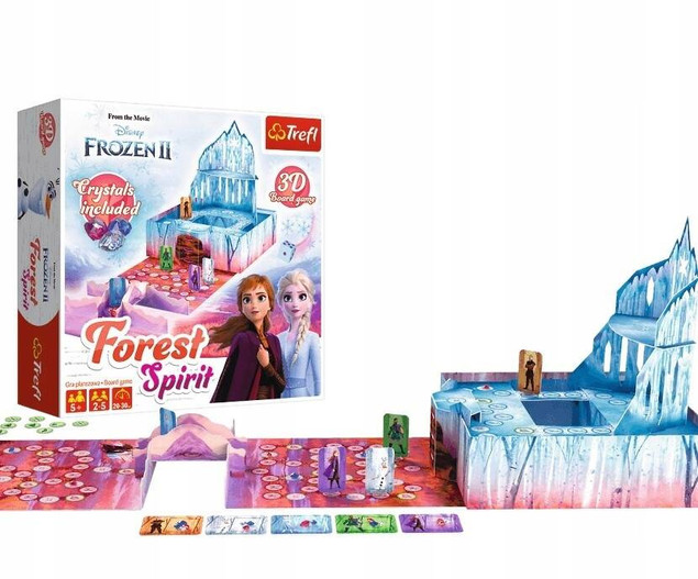 Gra Planszowa KRAINA LODU Forest Spirit Przestrzenna Rodzinna Elsa 5+ Trefl_1