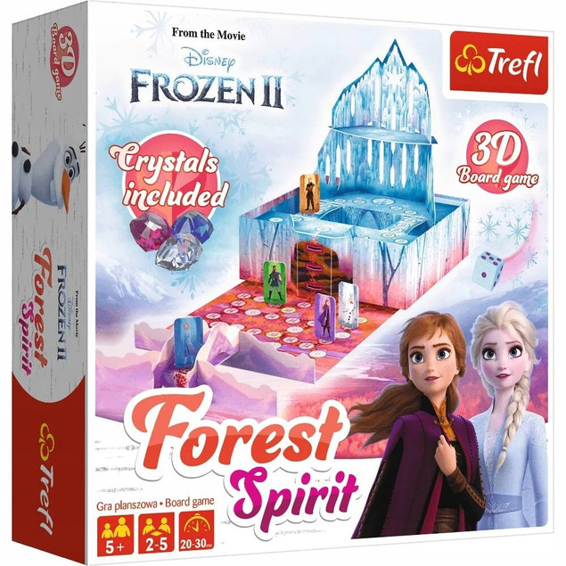 Gra Planszowa KRAINA LODU Forest Spirit Przestrzenna Rodzinna Elsa 5+ Trefl_3