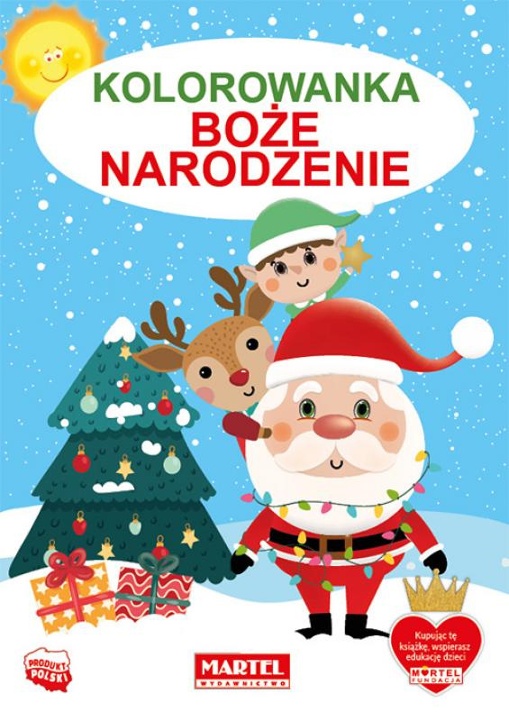 Kolorowanka Malowanka BOŻE NARODZENIE Martel_1
