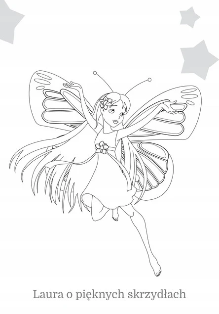 Maluszkowe Malowanie WRÓŻKI Kolorowanka 2+ Skrzat_2
