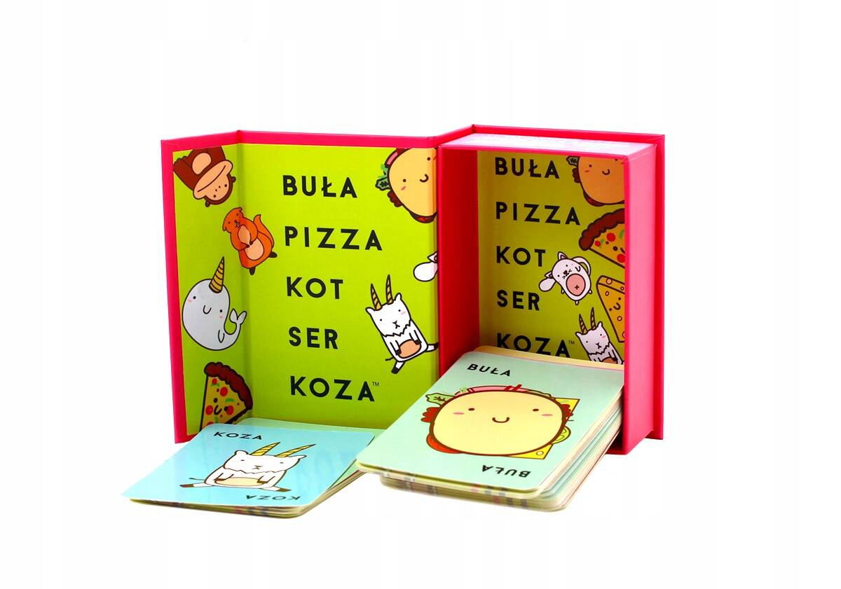 Buła Pizza Kot Ser Koza Gra Imprezowa Planszowa 8+ Rebel 113829_2