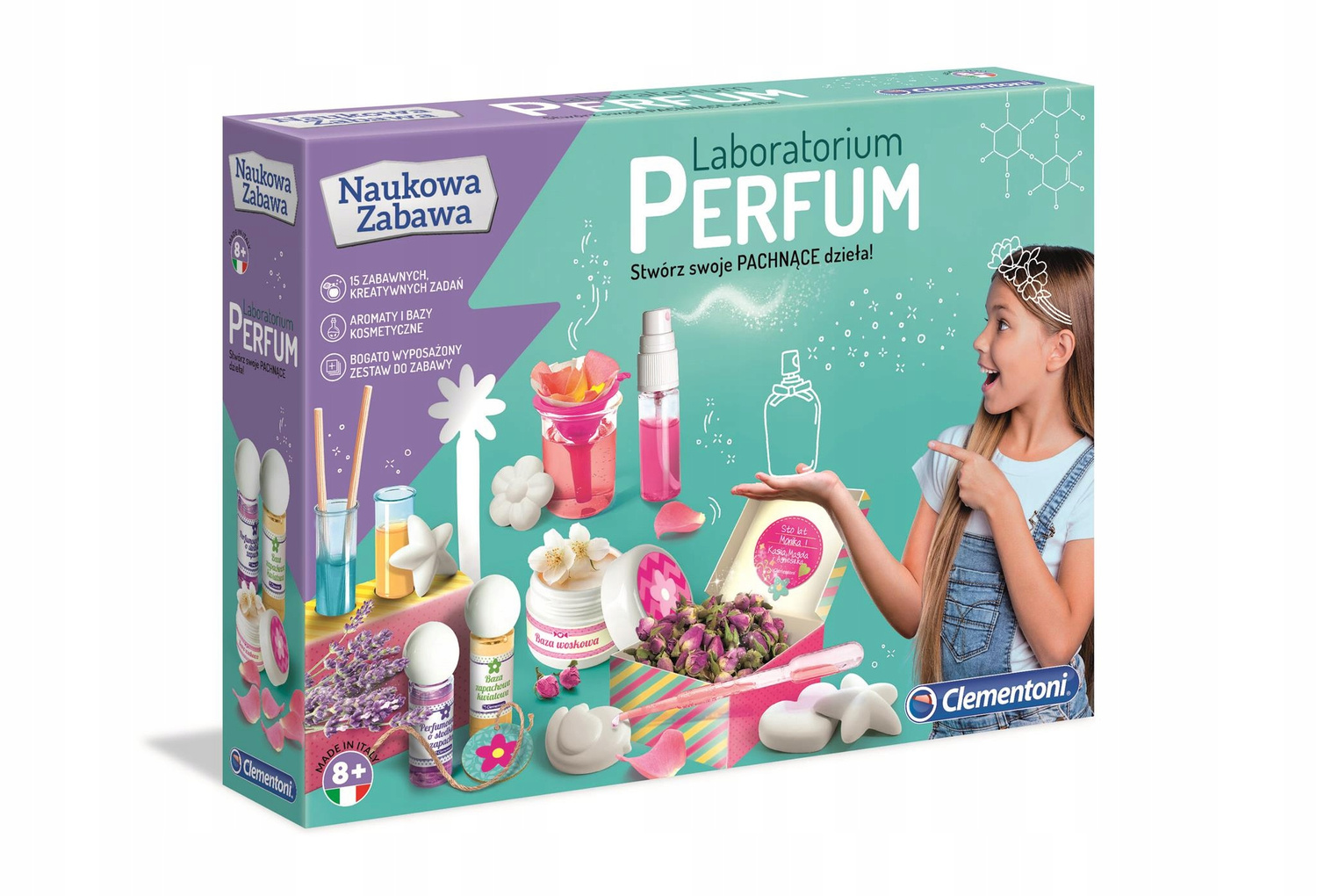 Naukowa Zabawa LABORATORIUM PERFUM Zestaw Kreatywny Tworzenie Zapachów 8+_4