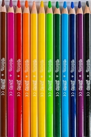 Kredki Ołówkowe Sześciokątne Szkolne Heksagonalne 12kol. Colorino 14687_2