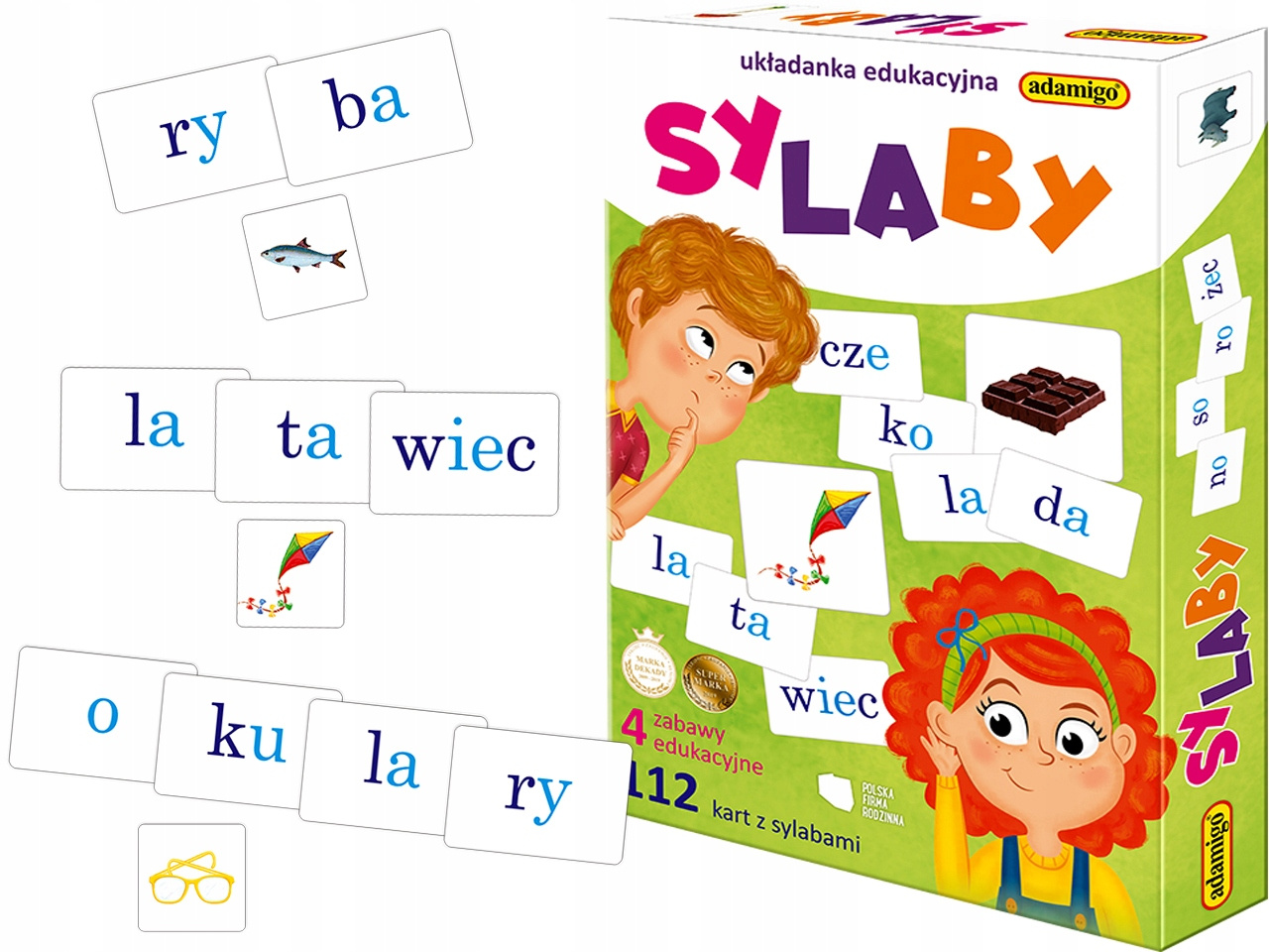 SYLABY Układanka Edukacyjna 6+ Adamigo_1