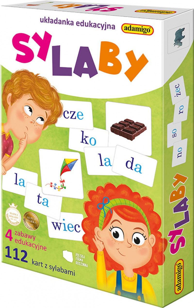 SYLABY Układanka Edukacyjna 6+ Adamigo_4