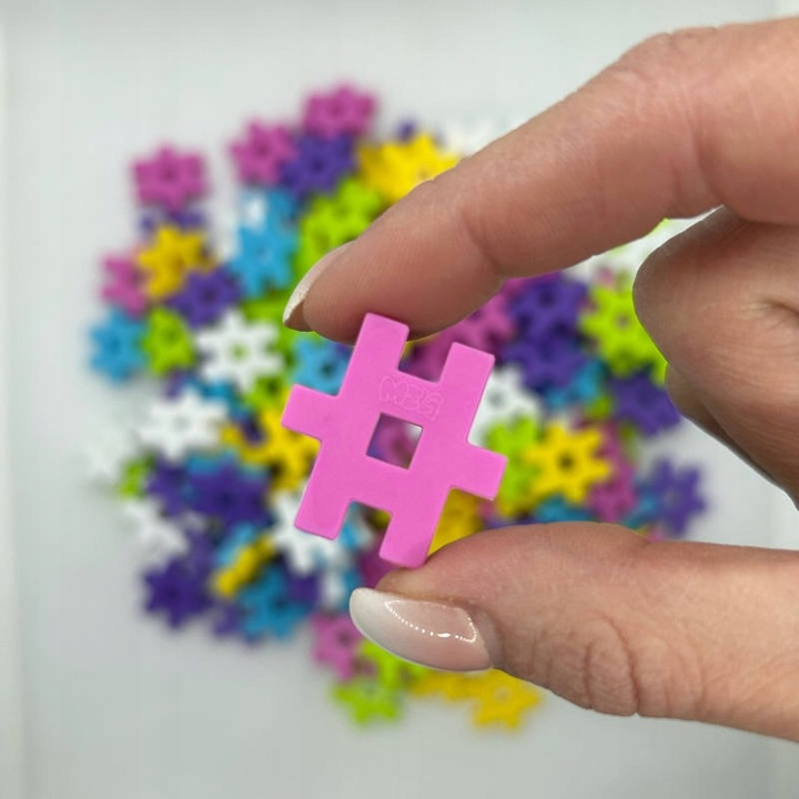 Klocki Meli Constructor Pink 400 el Dla Dziewczynki Różowe 3+ 50065_9