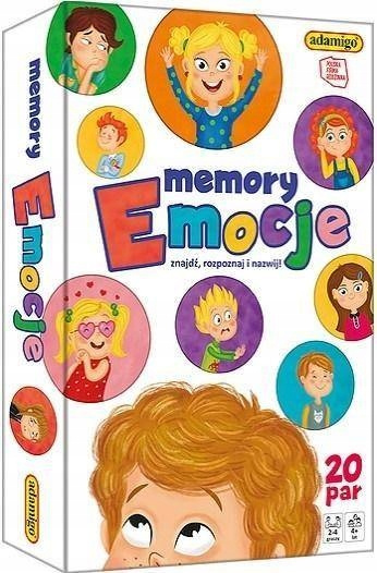 Gra Memory Emocje Pamięciowa Dla Dzieci Pamięć 5+ Adamigo 07691_1