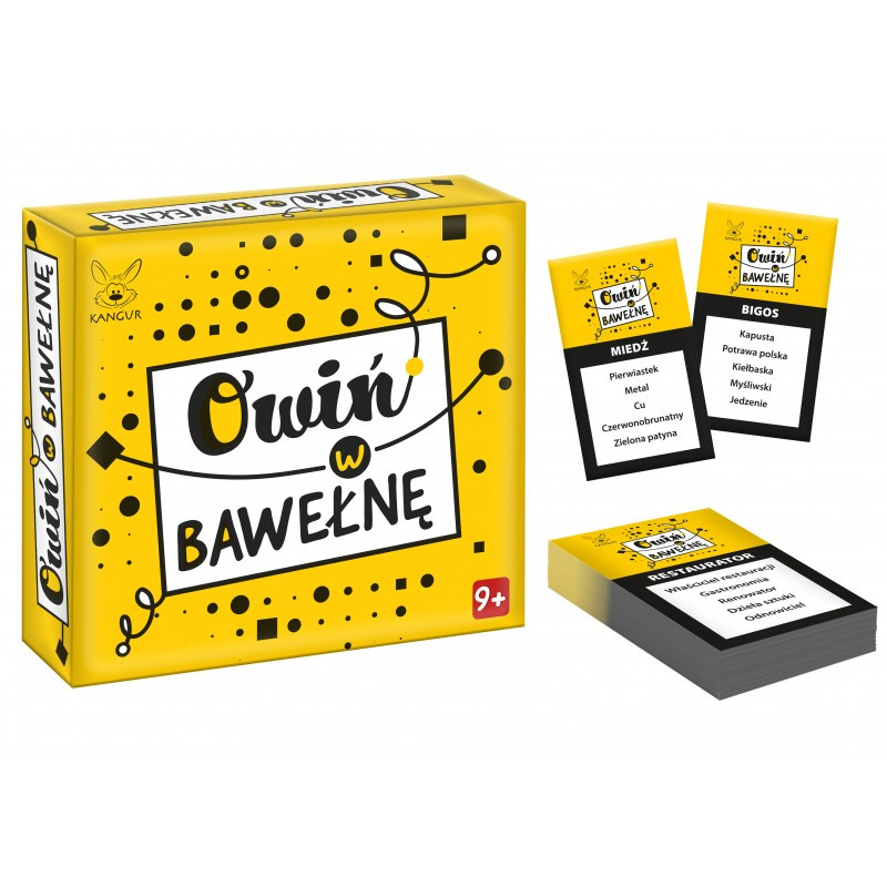 Owiń W Bawełnę Gra Towarzyska Imprezowa Odgadywanie Haseł 9+ Kangur_1