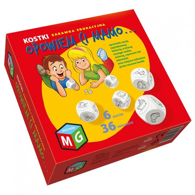 Kostki Obrazkowe Zabawka Edukacyjna Opowiem Ci Mamo... 4+ Multigra_2