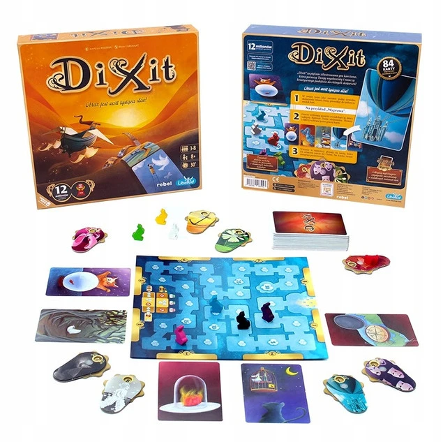 DIXIT Gra Planszowa Rodzinna Skojarzenia 8+ Rebel_1