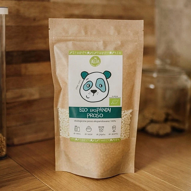 HELPA Bio eksPandy PROSO Ekspandowane Dodatek Do Kaszki 80g_5