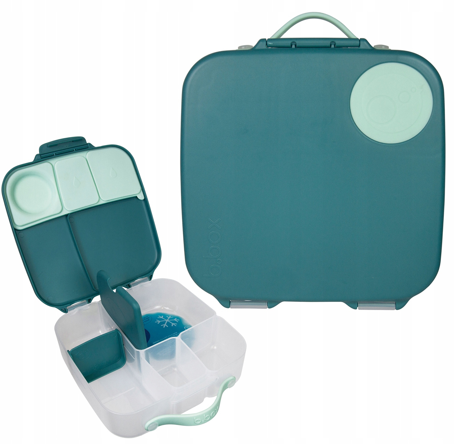 Lunchbox Pojemnik Na Śniadanie Do Szkoły EMERALD Śniadaniówka 2l b.box_1