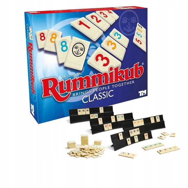 Rummikub Gra Liczbowa Classic Standard Rodzinna TmToys 4600_1