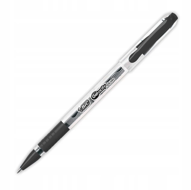 Długopis Żelowy 0.5 mm Czarny Gel-Ocity Stic Bic_1