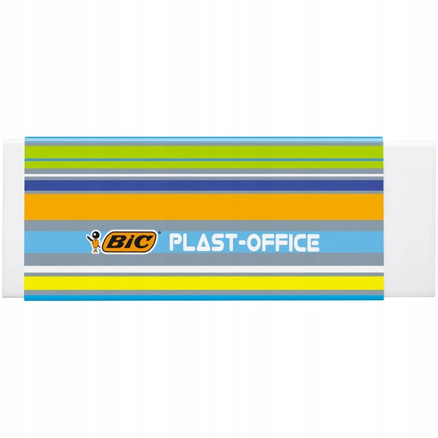BIC PLAST-OFFICE Gumka Do Ścierania MAZANIA Szkolna Biurowa w Osłonce 1szt._1