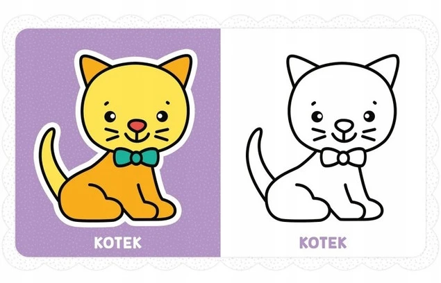 Kolorowanka Maluszka Obrazki z Grubym Obrysem Zielone Ciasteczko Aksjomat_2