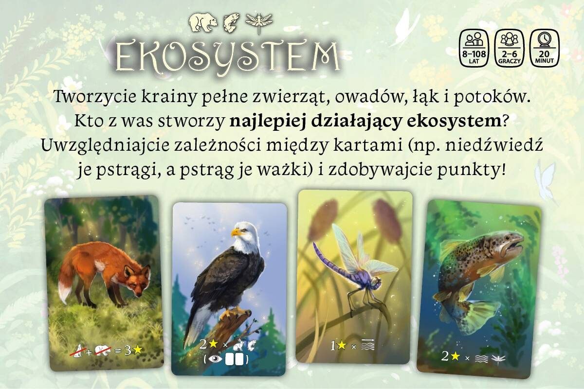 Ekosystem Gra Planszowa Przygodowa Tworzenie Krainy 8+ Nasza Księgarnia_2