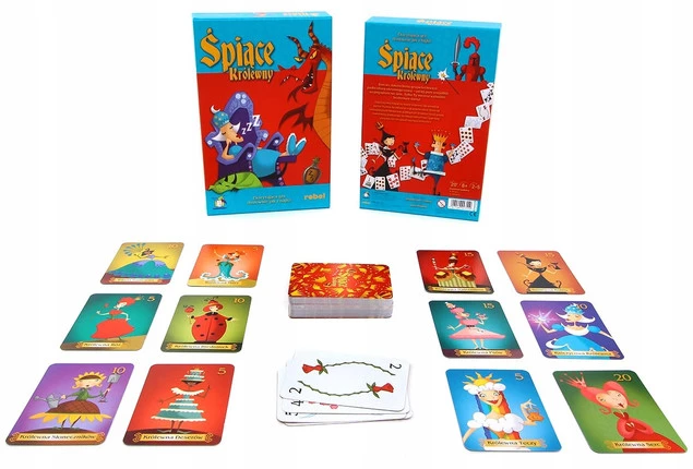 ŚPIĄCE KRÓLEWNY Gra Karciana Rodzinna 8+ Rebel_1