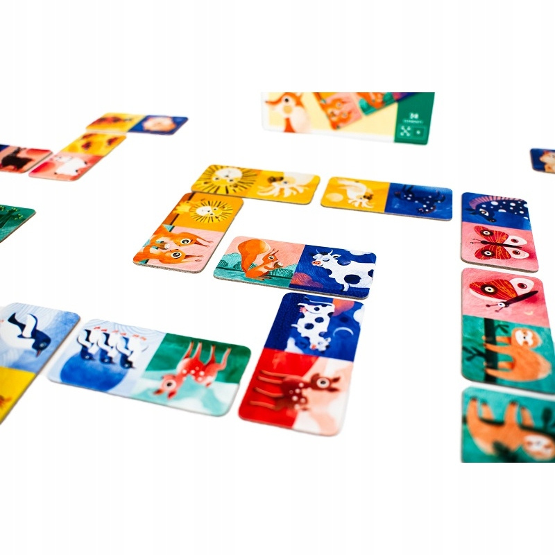 ZNASZ TO ZWIERZĘ? Domino Gra Logiczna 3+ Kapitan Nauka_4