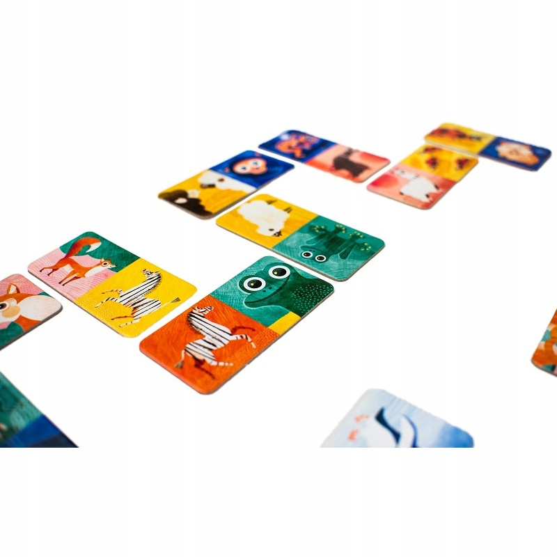 ZNASZ TO ZWIERZĘ? Domino Gra Logiczna 3+ Kapitan Nauka_5