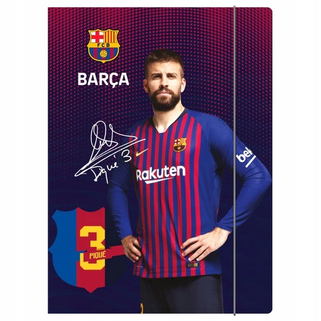 Teczka z Gumką FC BARCELONA Piłka Nożna A4 Dla Chłopaka Astra_3
