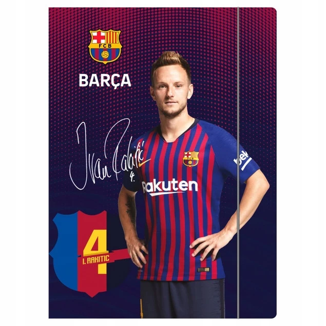 Teczka z Gumką FC BARCELONA Piłka Nożna A4 Dla Chłopaka Astra_4