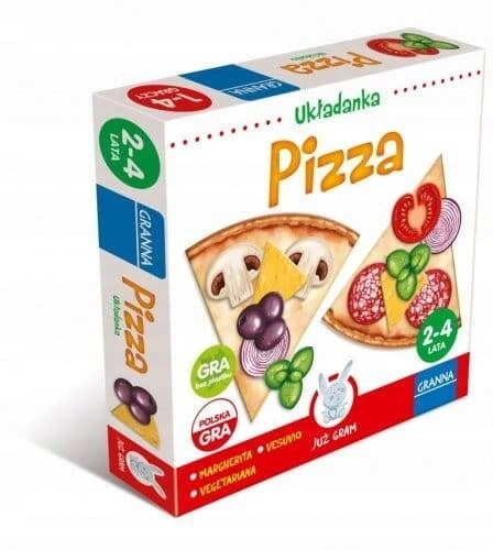 Gra PIZZA Układanka Rozpoznaj Składniki Stwórz Pizzę 2+ Granna_4