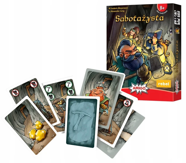 Gra Karciana SABOTAŻYSTA Emocjonująca Zabawa 8+ Rebel_1