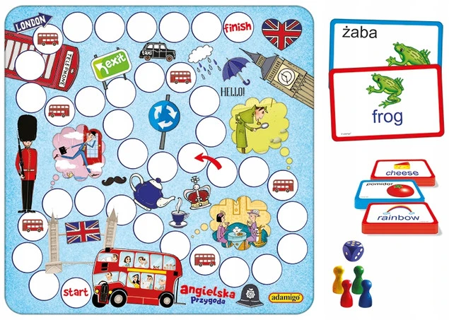 ANGIELSKA PRZYGODA Quiz Utrwalenie Słownictwa 5+ Adamigo_2